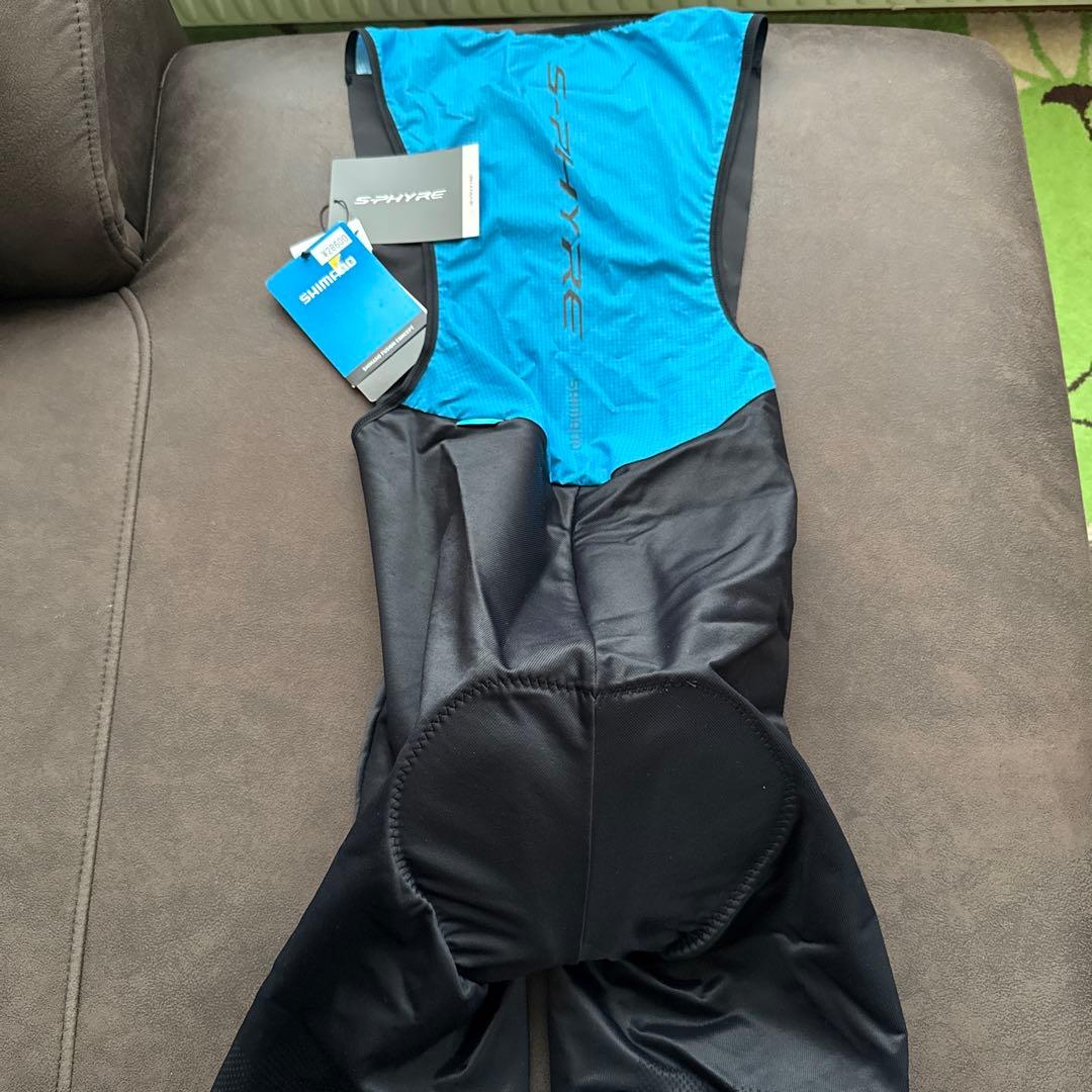 SHIMANO S-PHYRE サイクルジャージ ビブショーツ　上M.下L