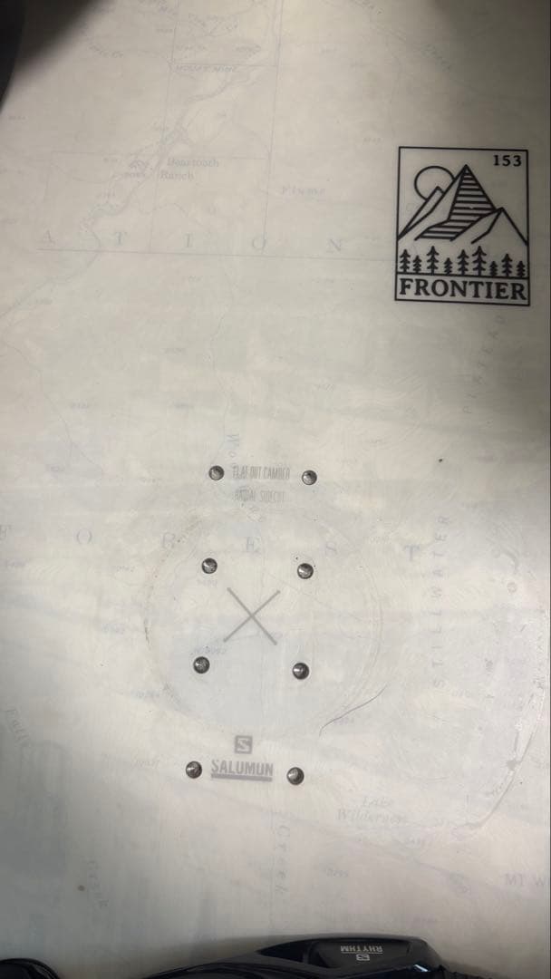 SALOMON スノーボード フロンティア　ビンディング付き