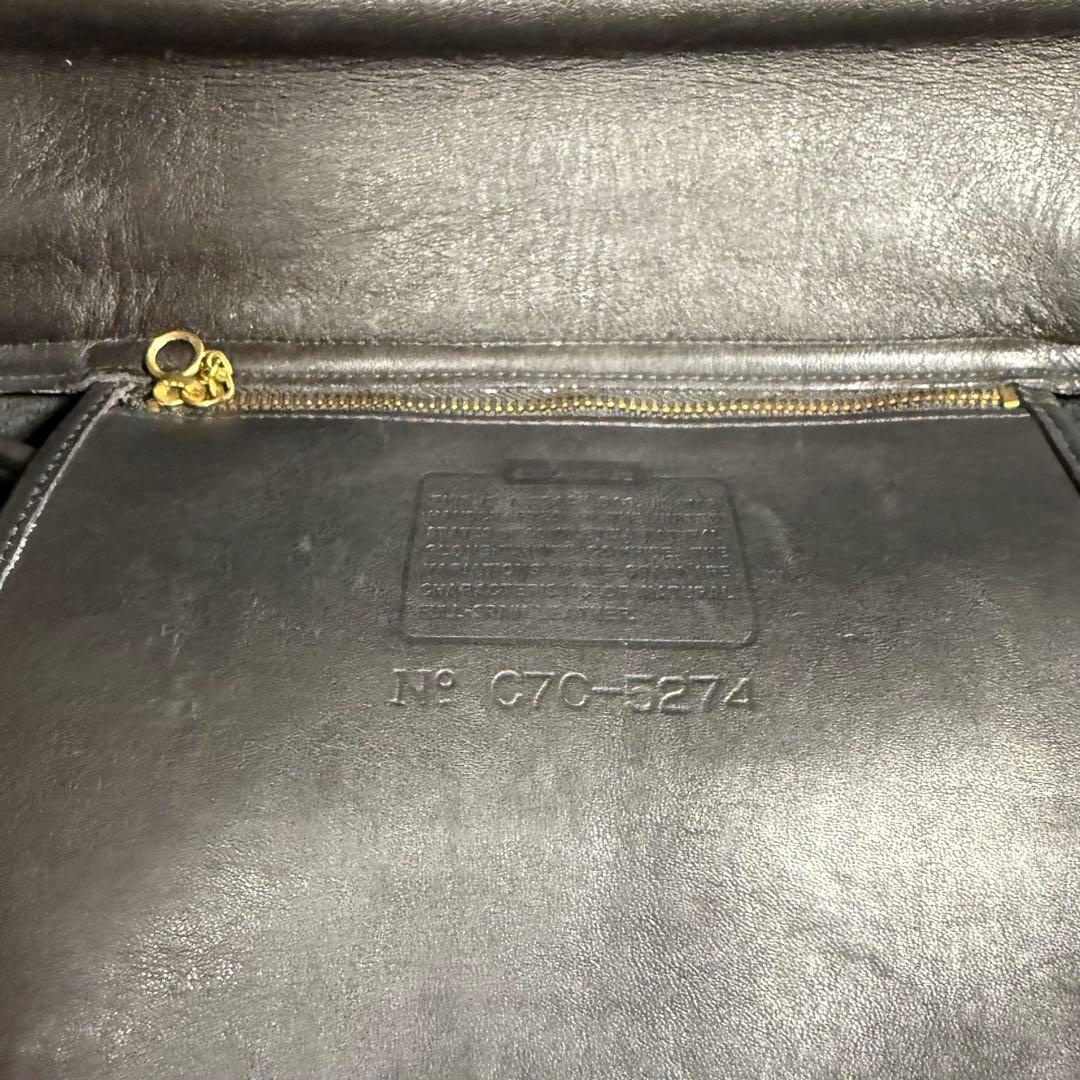 オールドコーチ 2way ビジネスバッグ USAターンロック レザー ビンテージ