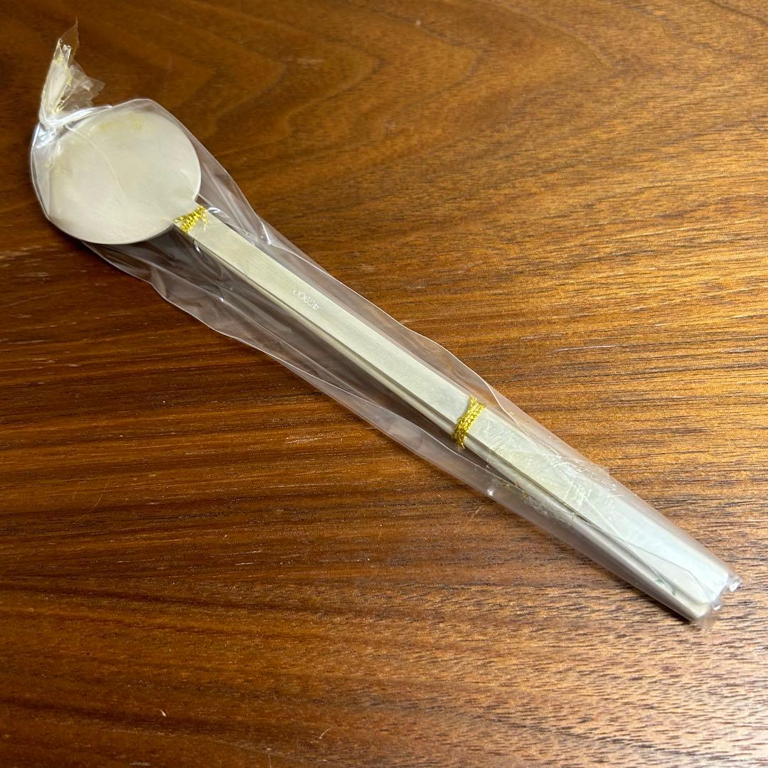 韓国銀製　銀匙　お箸 韓国 箸 カトラリー シルバー 銀 シルバースプーン