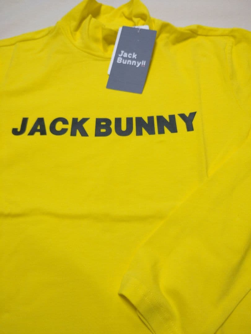 イエロー サイズ5ハイネックシャツ L メンズ ゴルフウェア ジャックバニー