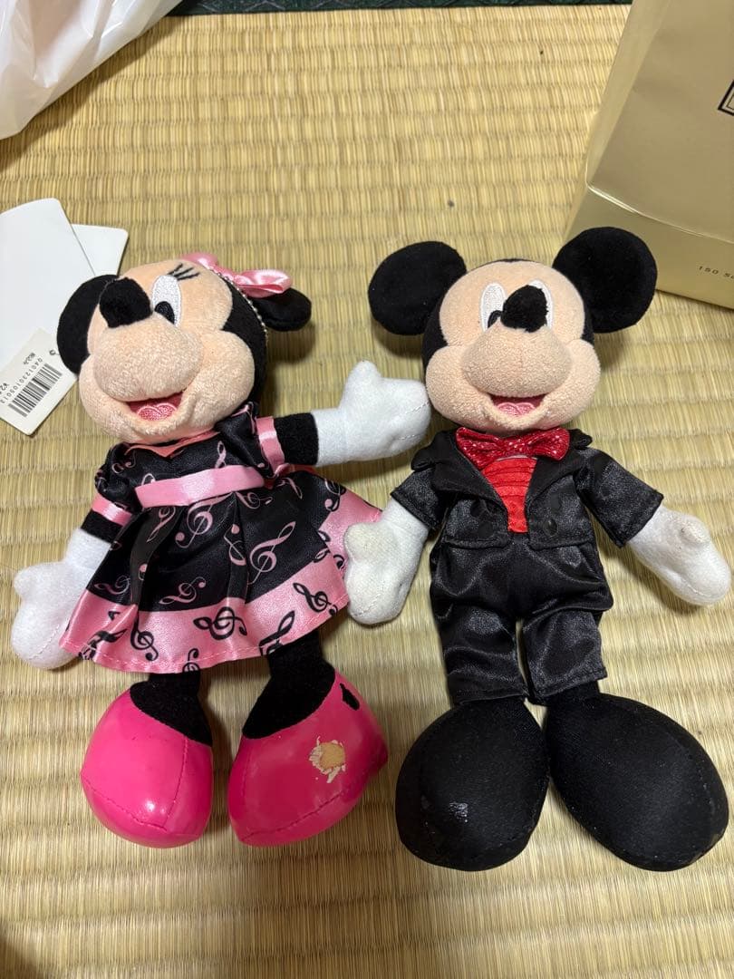 BBBミッキー＆ミニーぬいぐるみバッジ