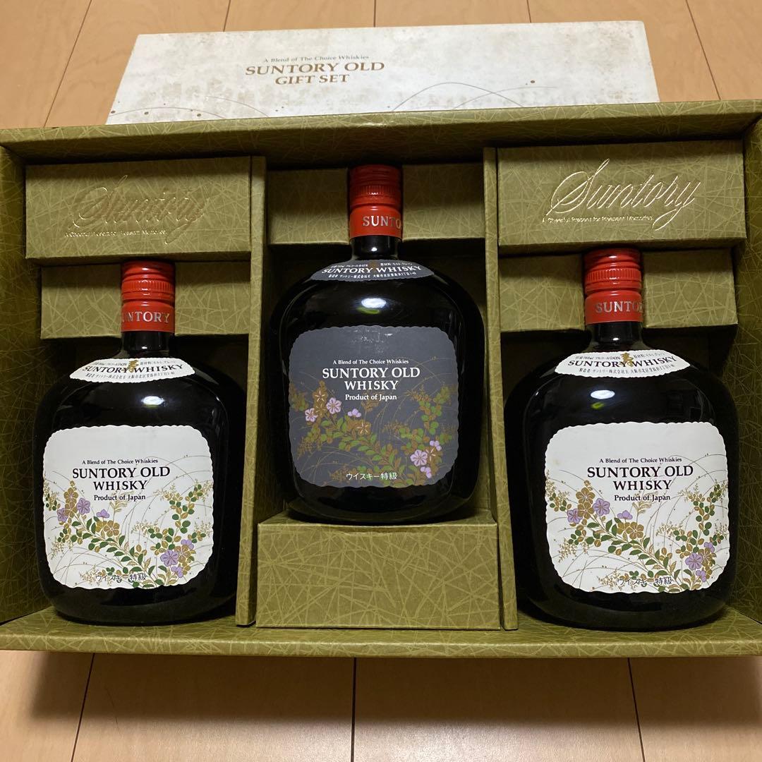 サントリー 花の万博記念ボトル サントリーオールドウイスキー 花 ラベル 特級