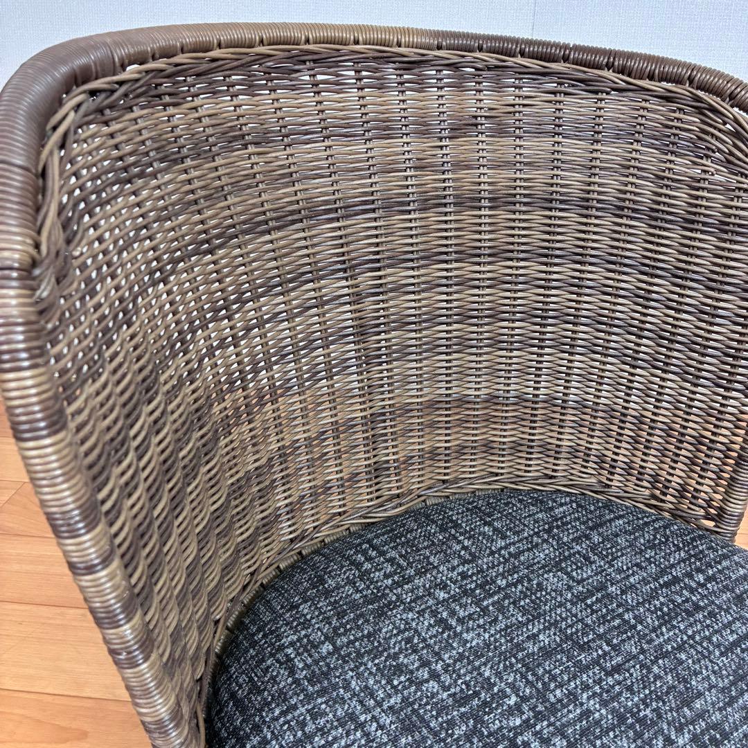 【美品】桜屋工業 舞2型 『CHERRY』 座椅子 ラタンチェア 2脚セット