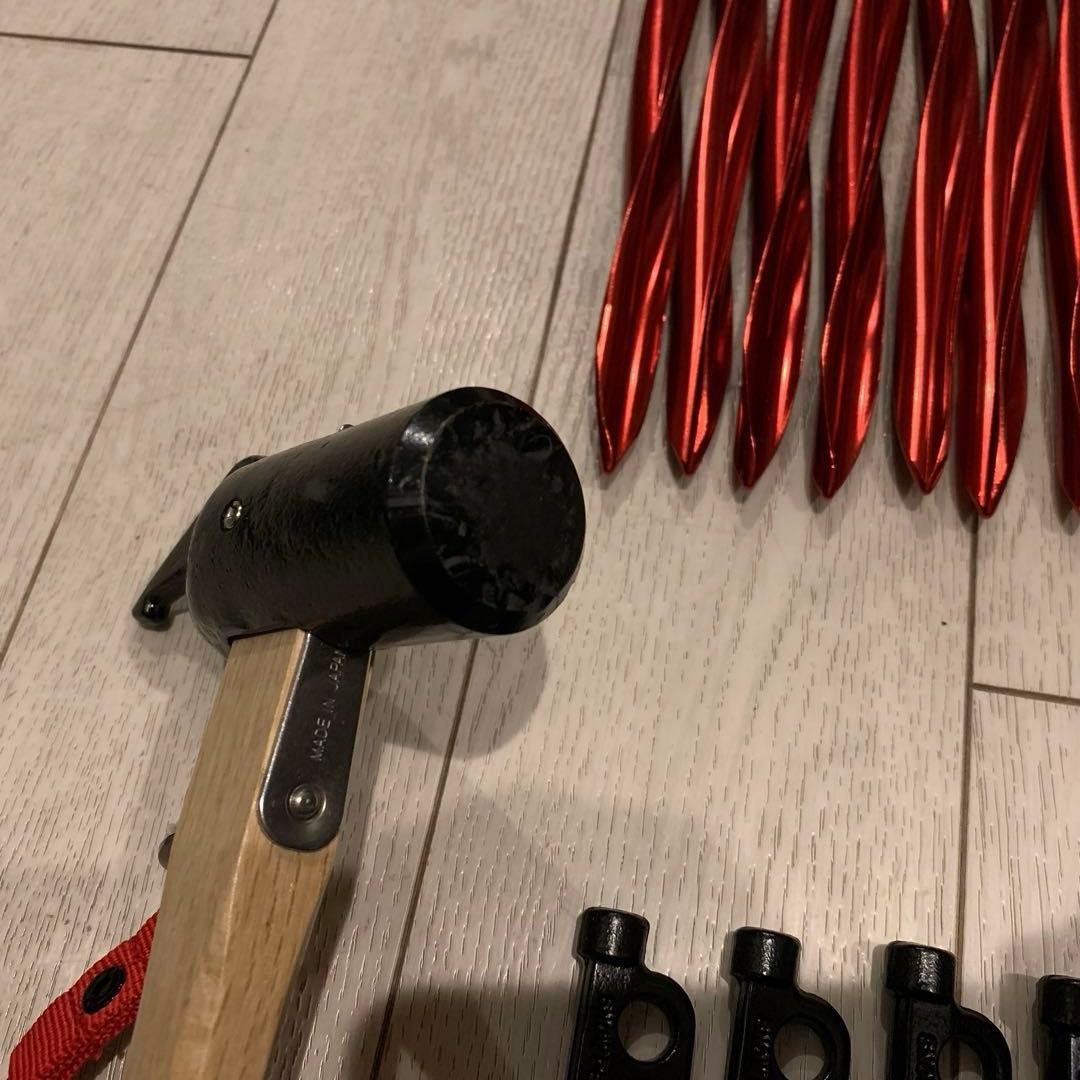 セット】スノーピーク　ペグハンマー　ソリッドステーク　MSR サイクロンステイク