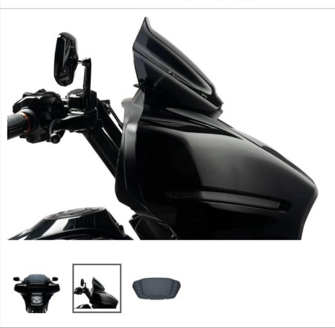 HARLEY-DAVIDSON ダークスモークウインドシールド