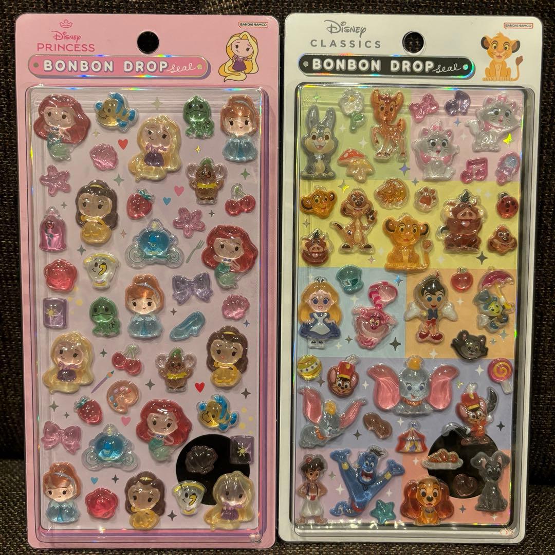 【未使用・正規品】〈ディズニープリンセス・クラシック〉ボンボンドロップシール