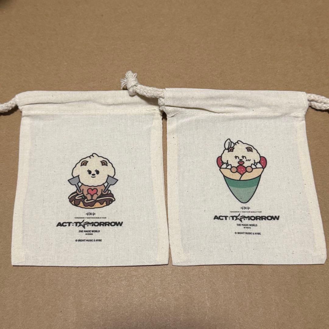 ボムギュ　巾着　2種　大阪　東京　会場　ACT : TOMORROW TXT