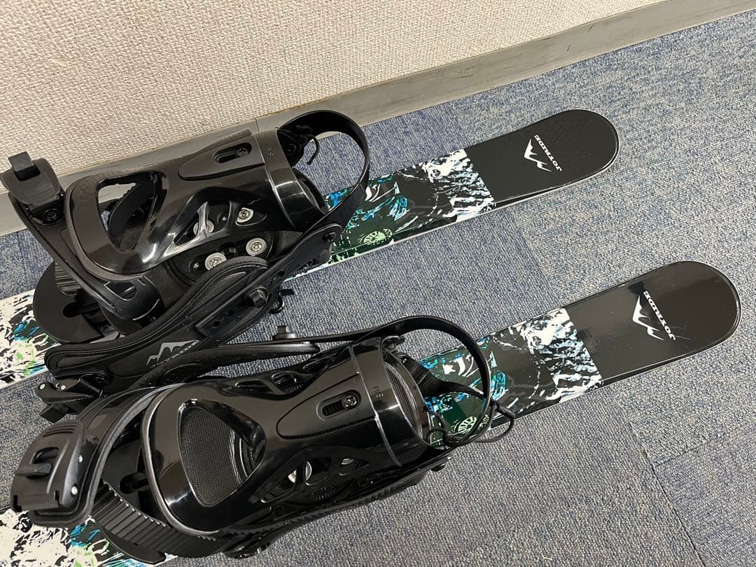 JOYRIDE ショートスキー ビンディング(S/M)セット　シナノ ポール