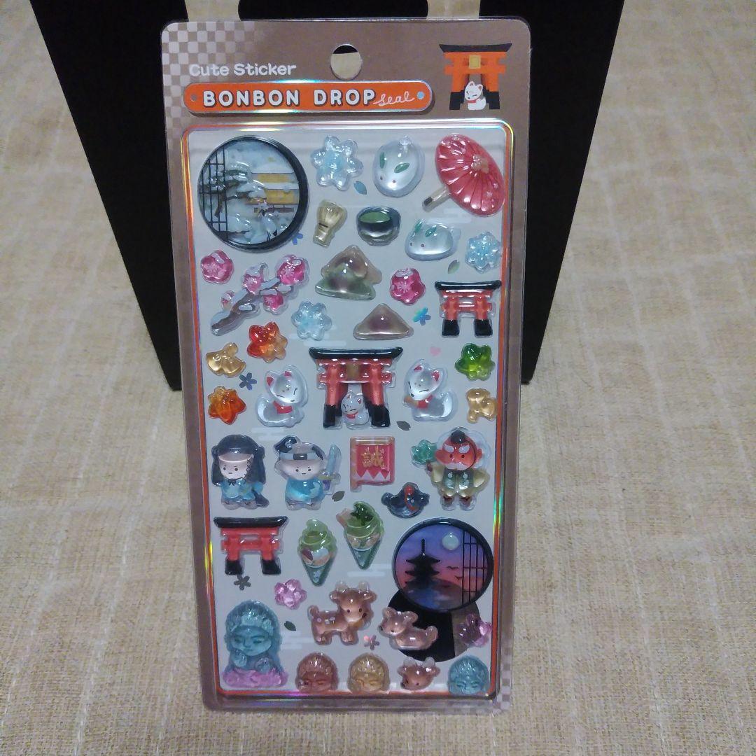 ボンボンドロップシール　BONBON DROP シール 12シート　和柄　新作
