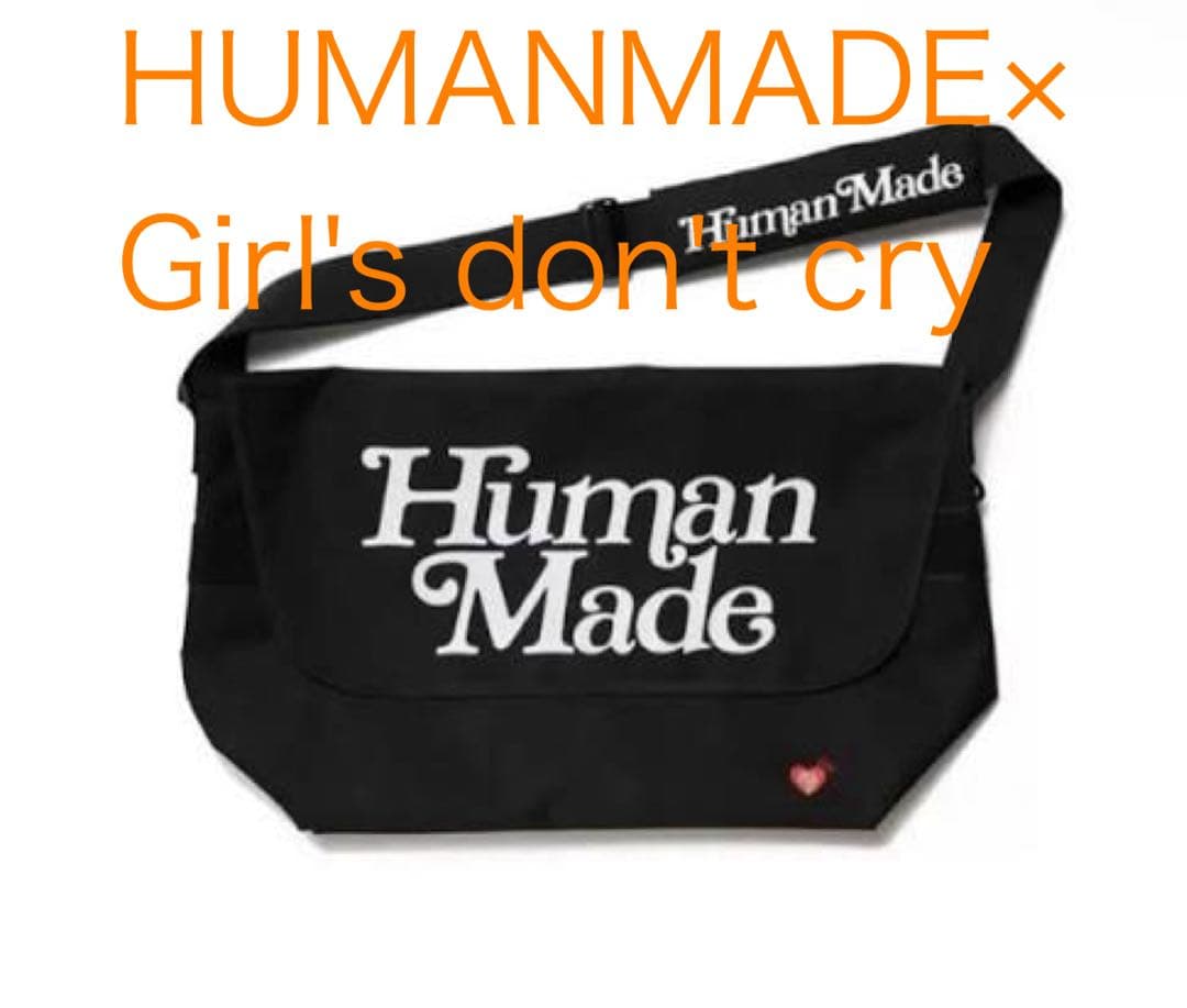 HUMAN MADE ×girls don't cry MessengerBag