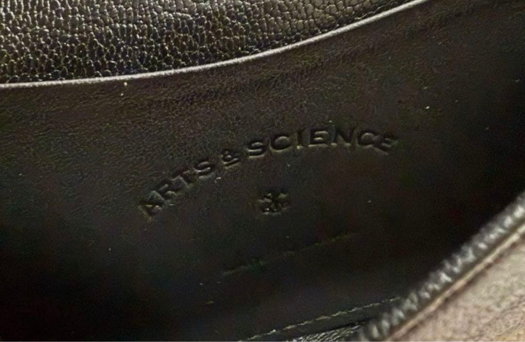 ARTS & SCIENCE 黒 レザー 名刺入れ