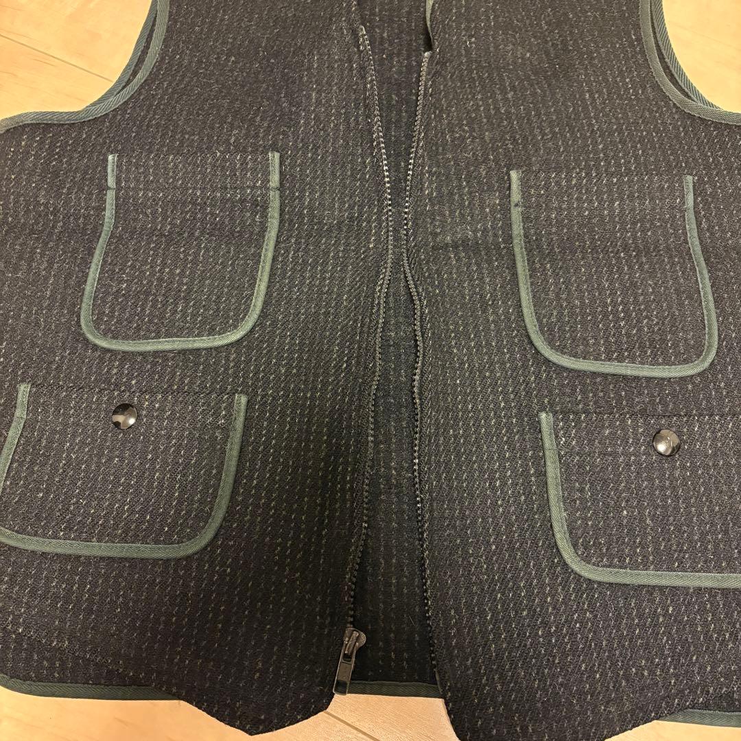 Woolrich ウールベスト 70年代 USA製 サイズ40 ブラウンズビーチ