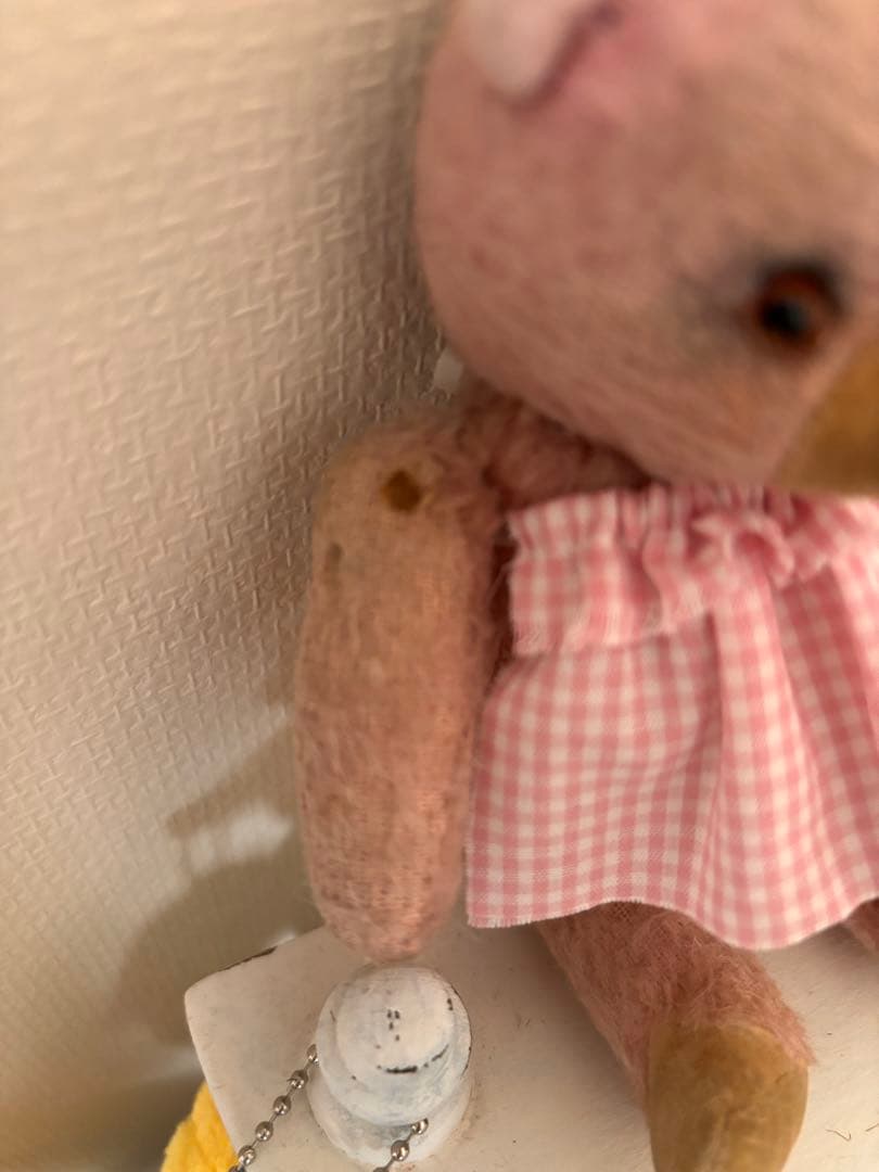 週末限定　ピンク　ʕ•ᴥ•ʔ アンティークベア　ミニベア　ヴィンテージ
