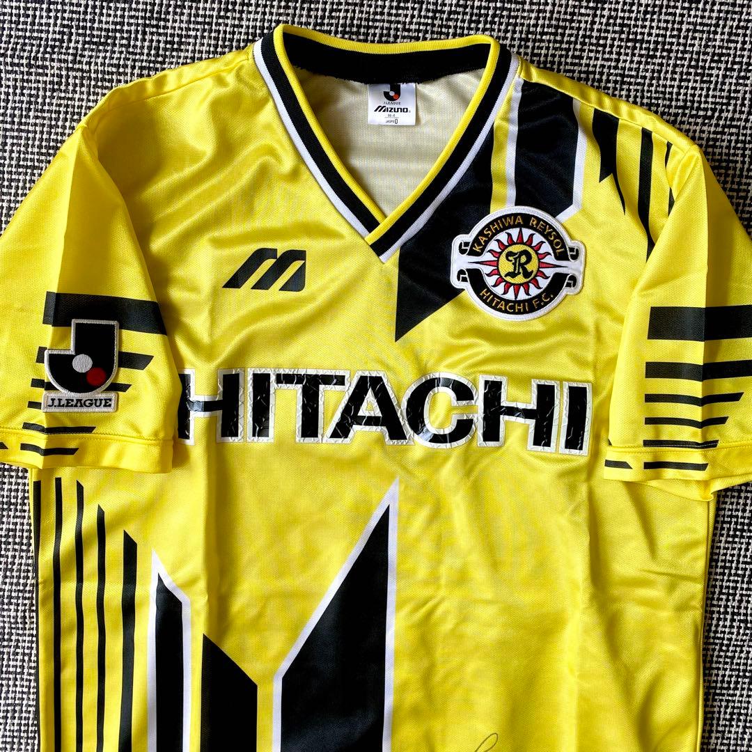 【カレッカ選手・直筆サイン入り】柏レイソル ９５／９６（H）Mizuno