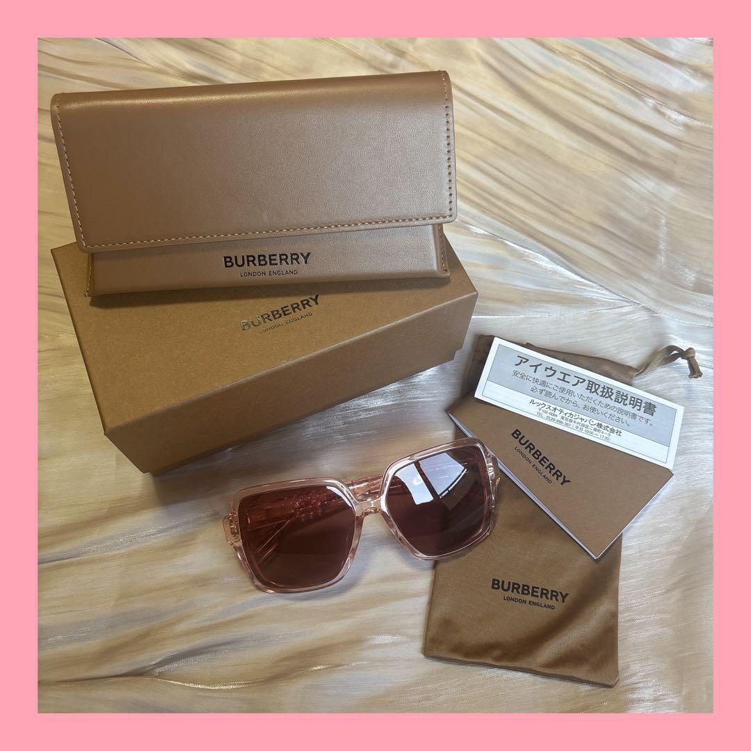 新品未使用 BURBERRY バーバリー サングラス ピンク