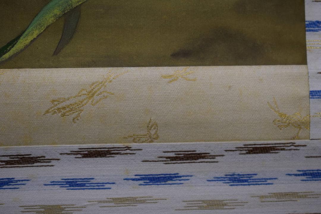 不詳/作者不詳/鉄砲百合/ユリ図/布袋屋掛軸HG-343