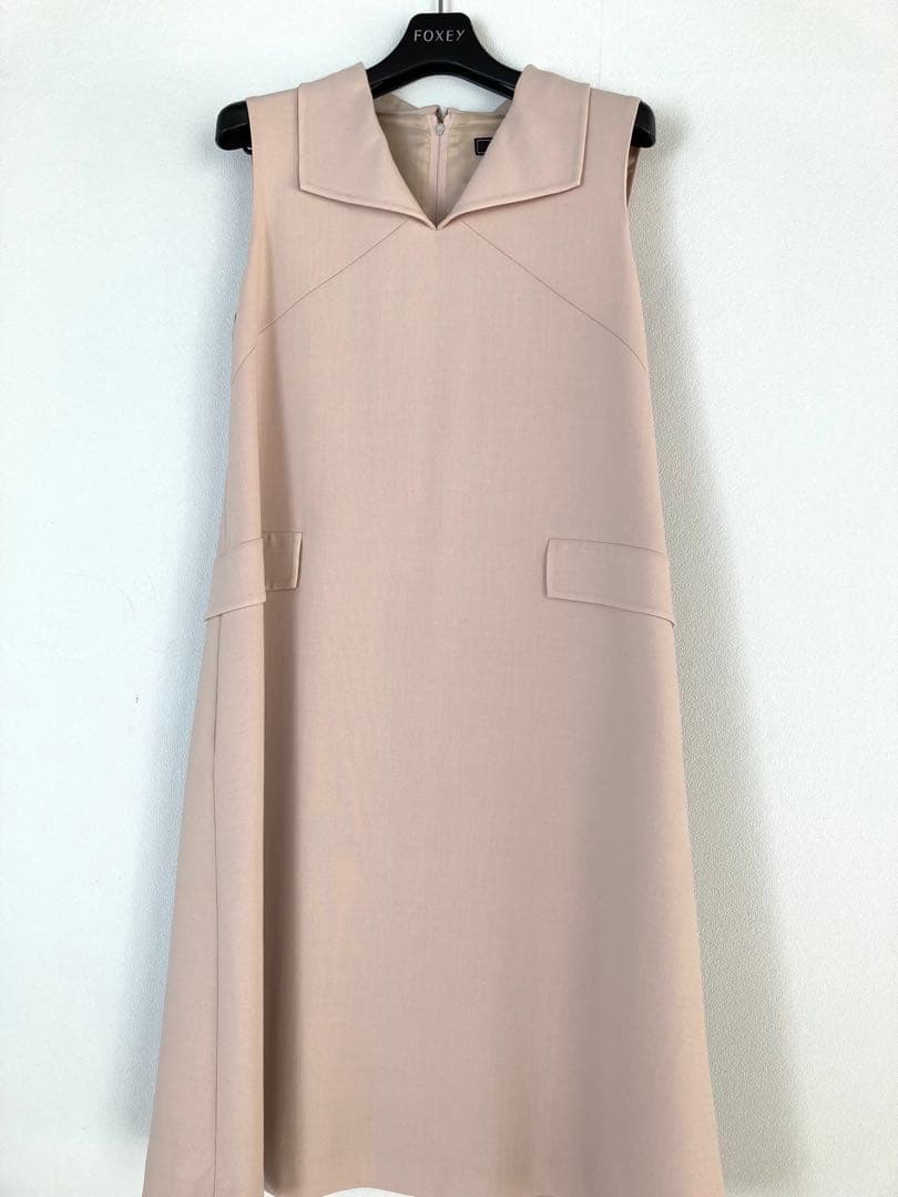 フォクシーアンティークベージュワンピース38美品