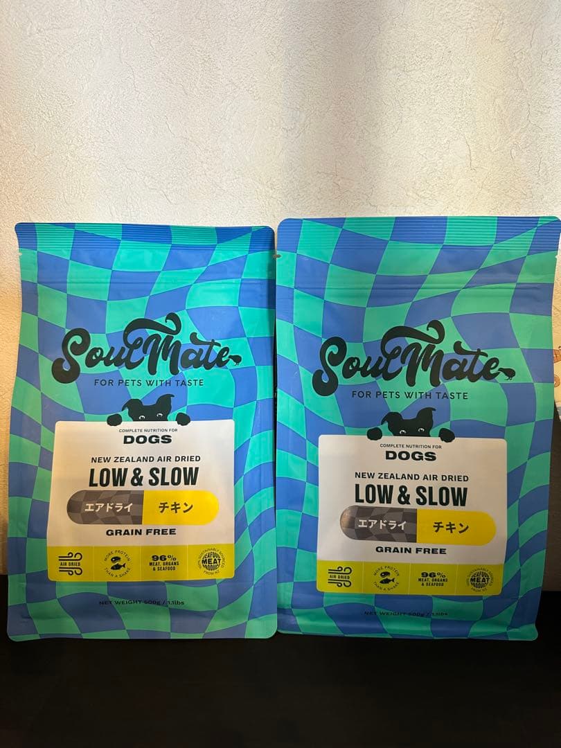 SoulMate エアドライフードチキン 500g 2袋セット