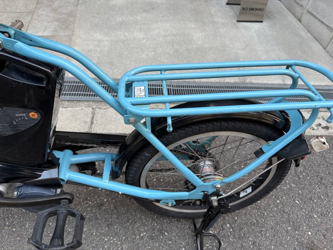 大阪府　LOUIS GARNEAU 電動アシスト自転車 水色