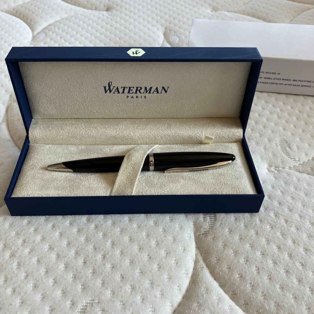 WATERMAN カレン ブラック・シー ST BP F ボールペン　黒　細字