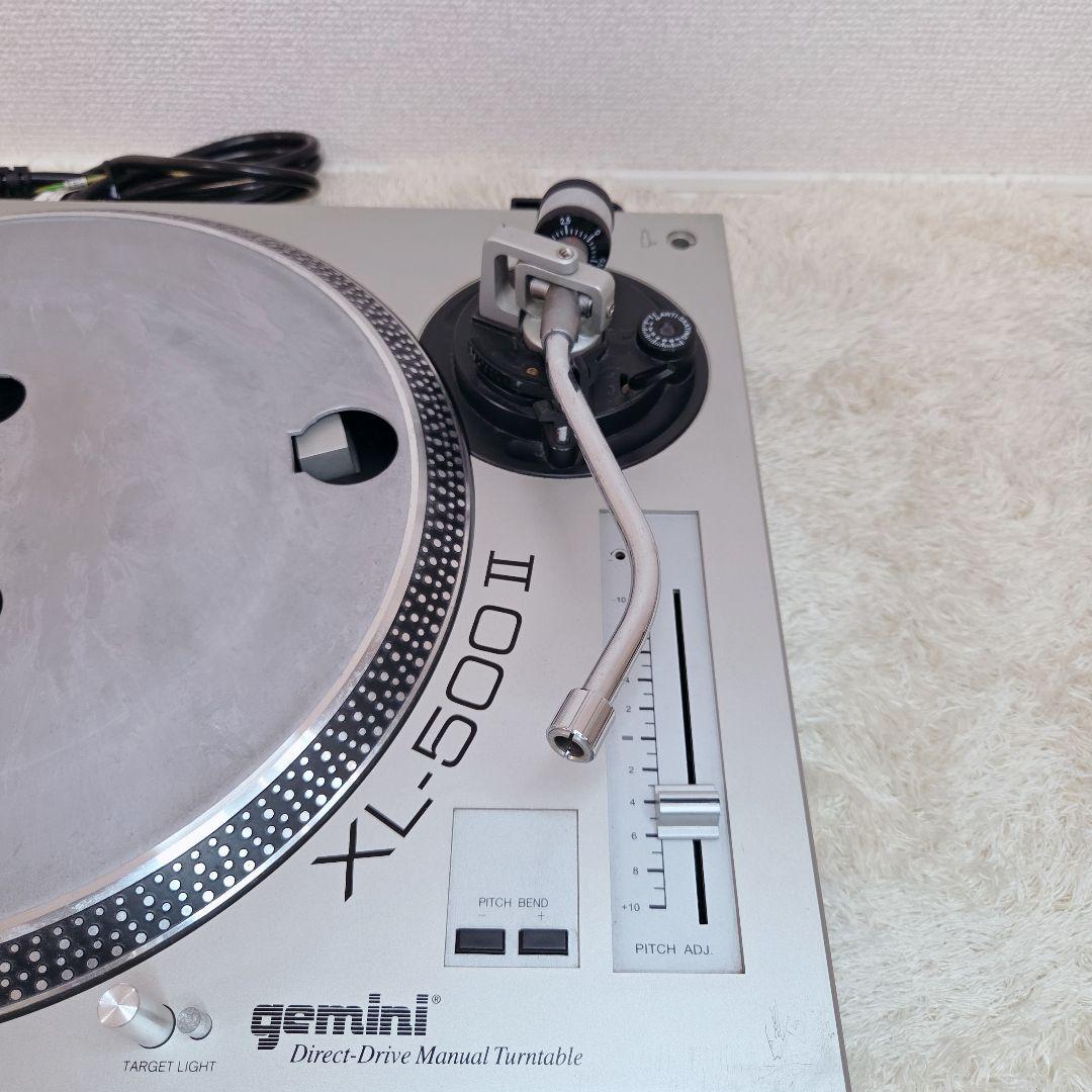 gemini ターンテーブル 2台セット XL-500Ⅱ ダイレクトドライブ
