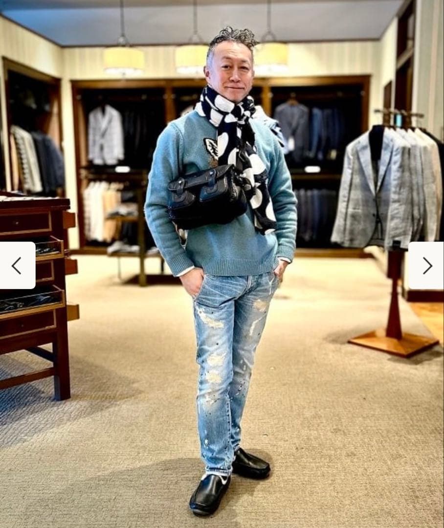 BEAMS F【別注】HUNTING WORLD / レザー キャリーオール S