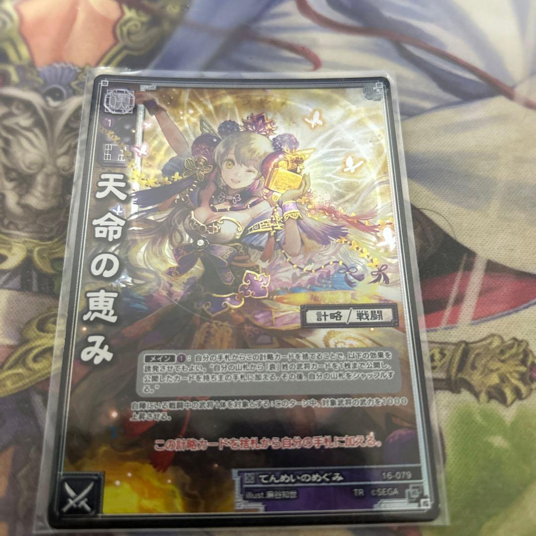 三国志大戦TCG 16弾　天下無双レア　天命の恵み　TR