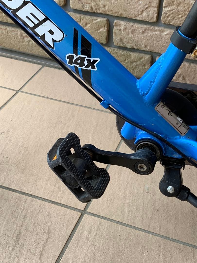 【美品】STRIDER 14X ブルー ペダル&キックスタンド付き