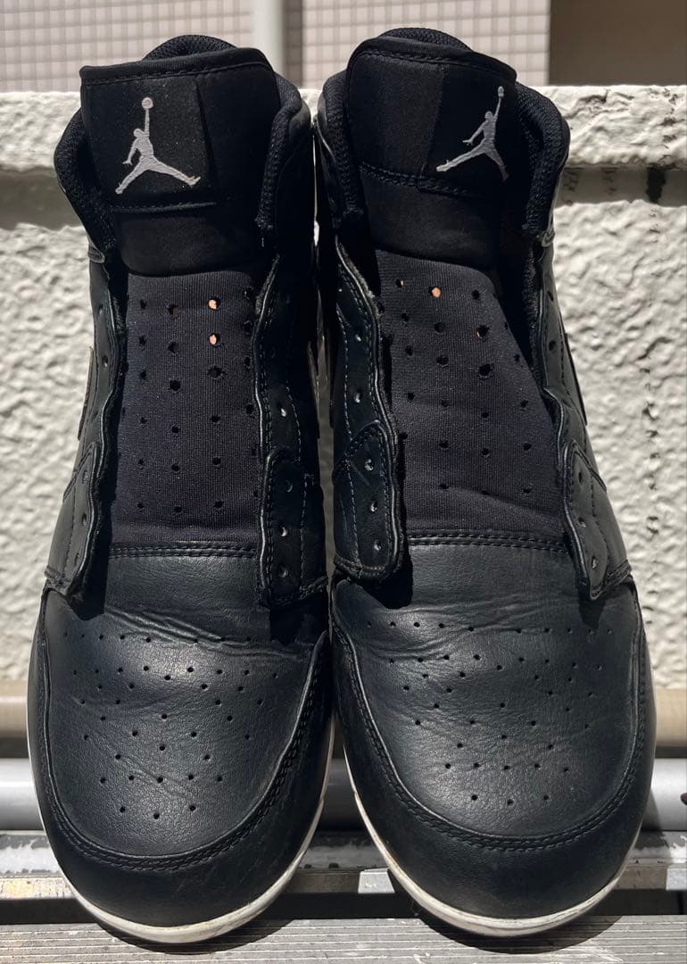 【日本未発売】Nike エアジョーダン1 スパイクシューズ ブラック【27cm】