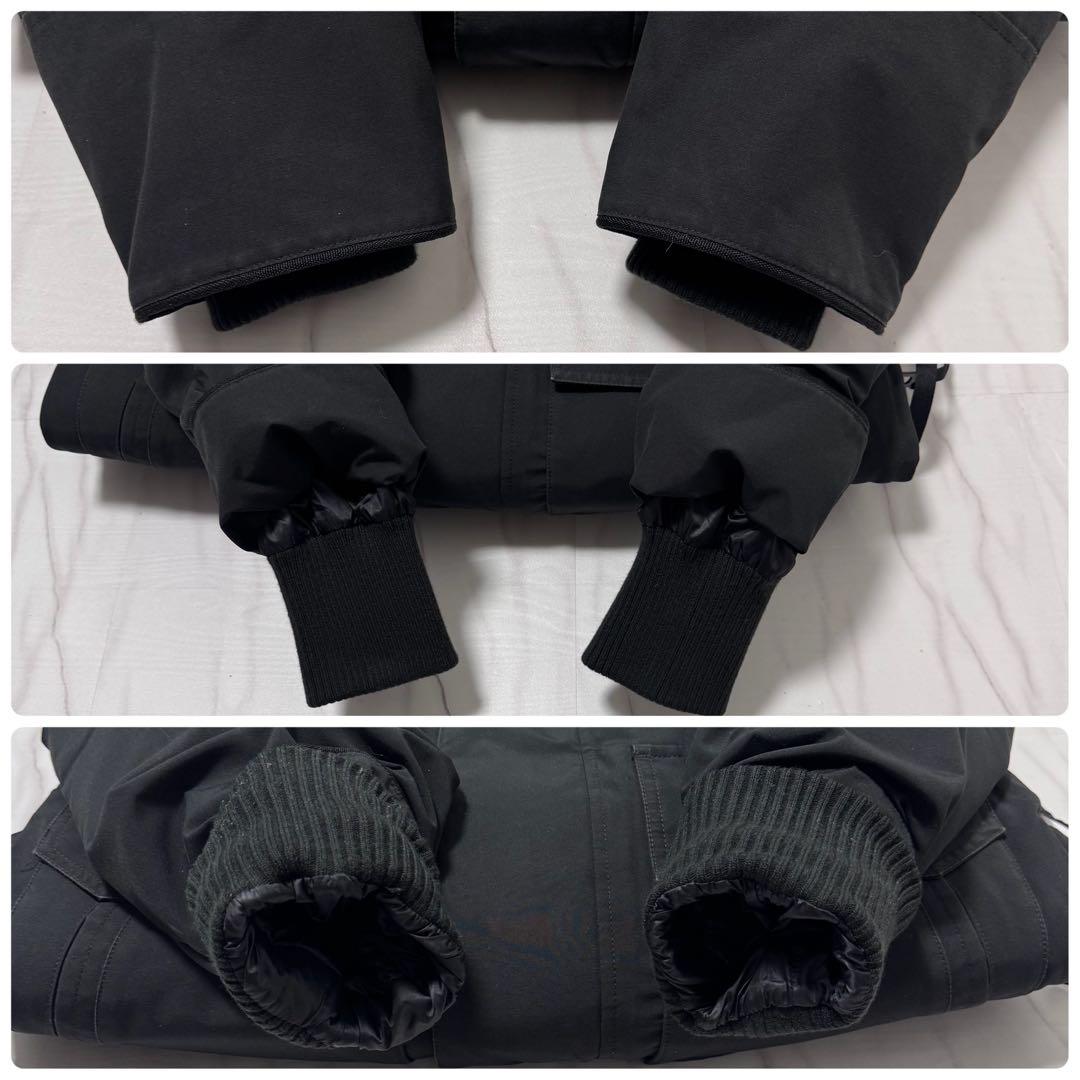 L相当✨カナダグースブラックレーベル メイトランドパーカー 2way ダウン 黒