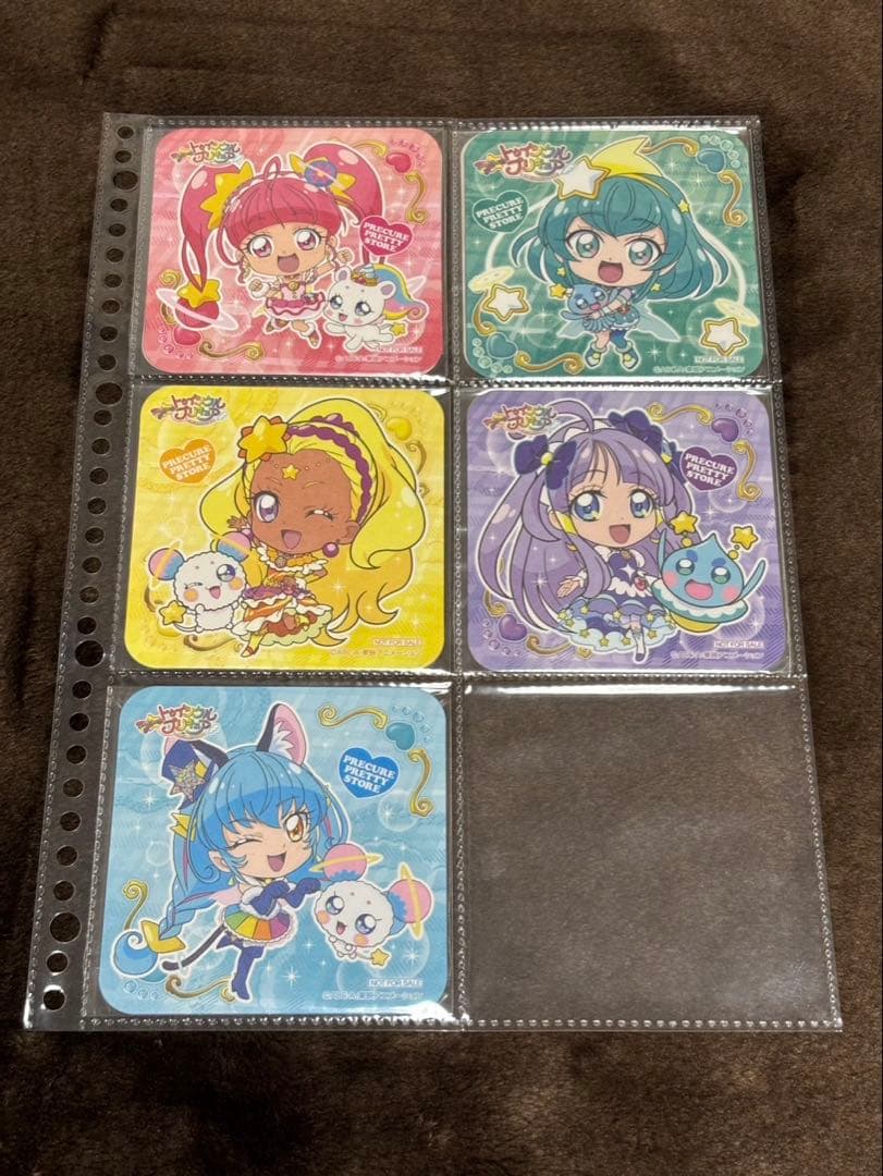 プリキュア　プリティストア　コースター　コンプリート　ノベルティ