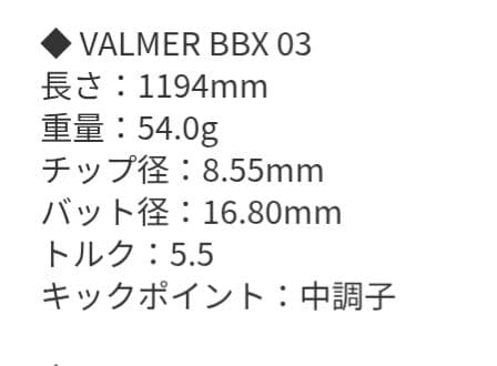 bbx03 s-trixx valmer エストリックスバルマー　キャロウェイ