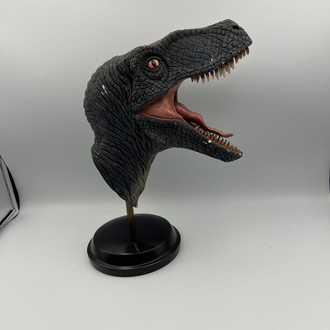 恐竜　ラプトル　大型バスト　1/2　？　フィギュア　検　現状品