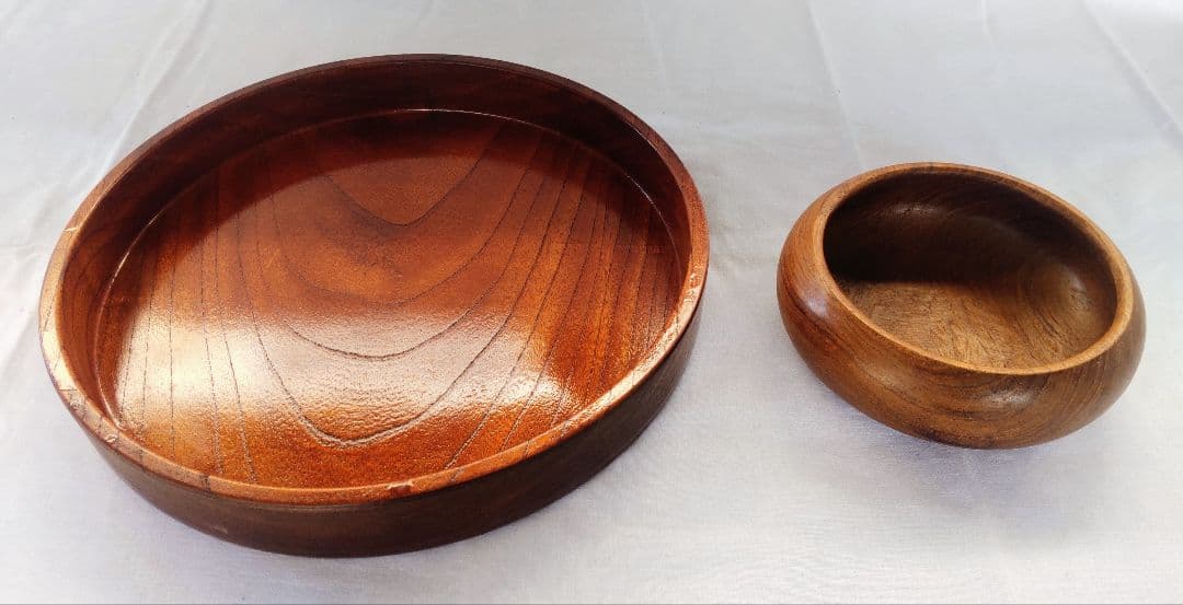 「大切に保管していました」／欅＋広葉樹 自伐自作の盆 part③