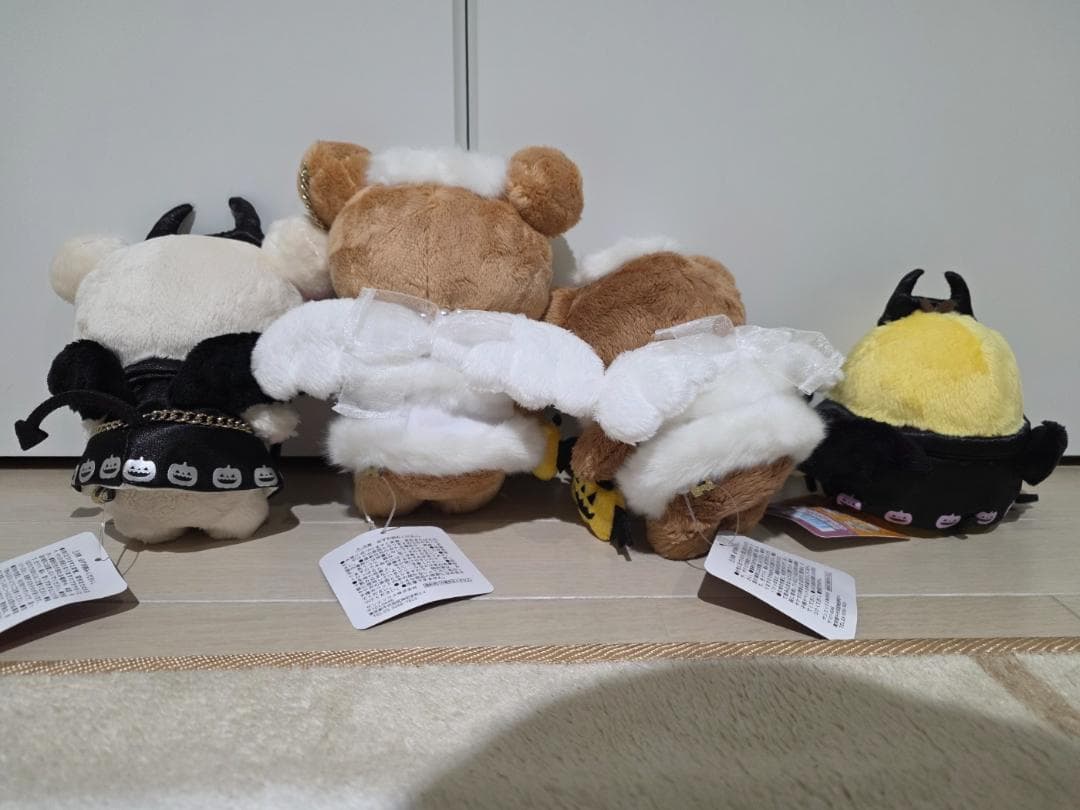 リラックマ ハロウィンぬいぐるみ 2021 4体