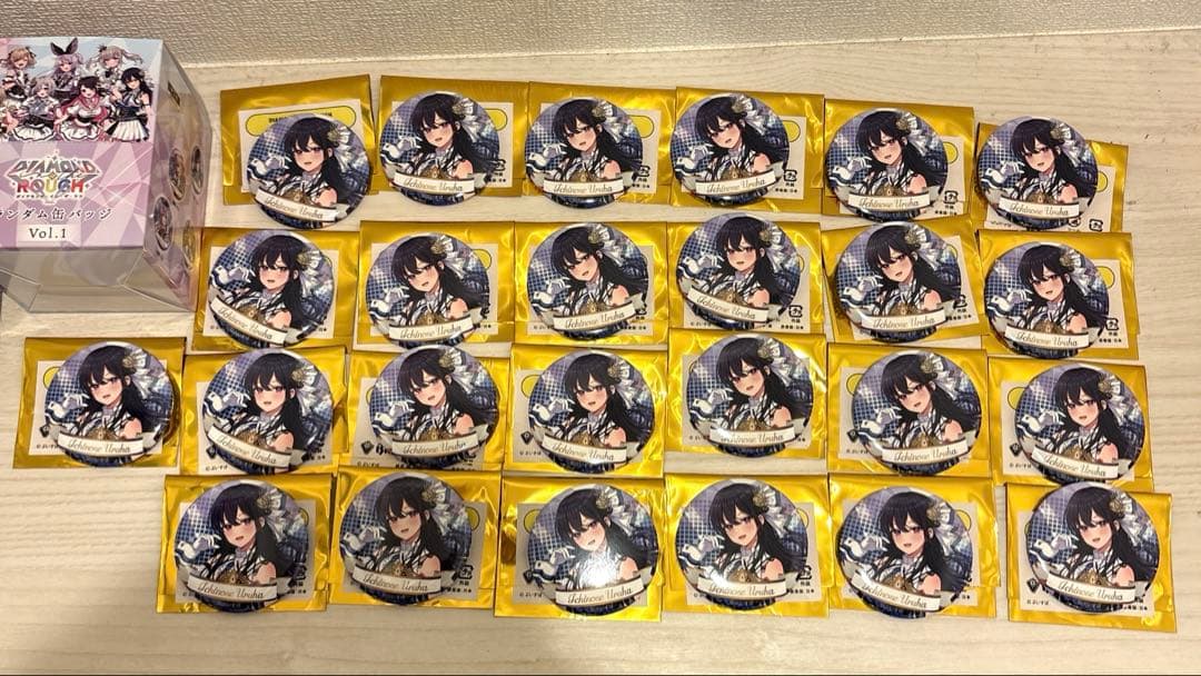 DIAMOND in the ROUGH 一ノ瀬うるは　缶バッジ