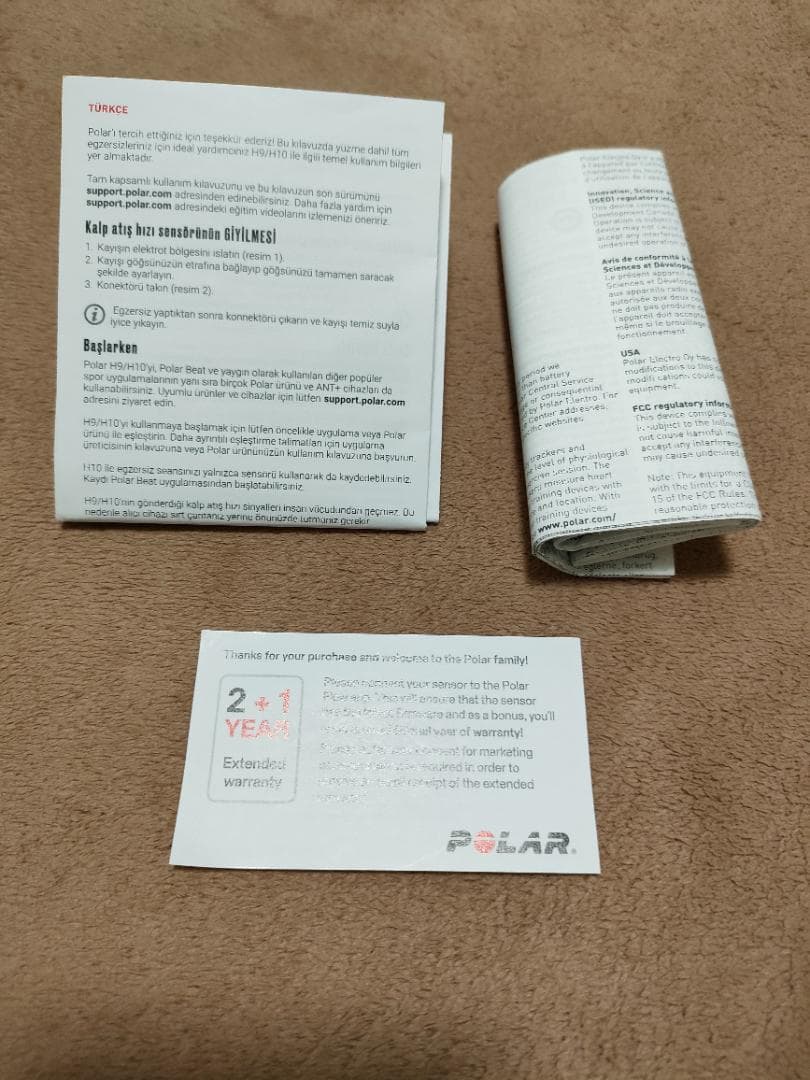 POLAR (ポラール) H10 心電式 胸 心拍センサー