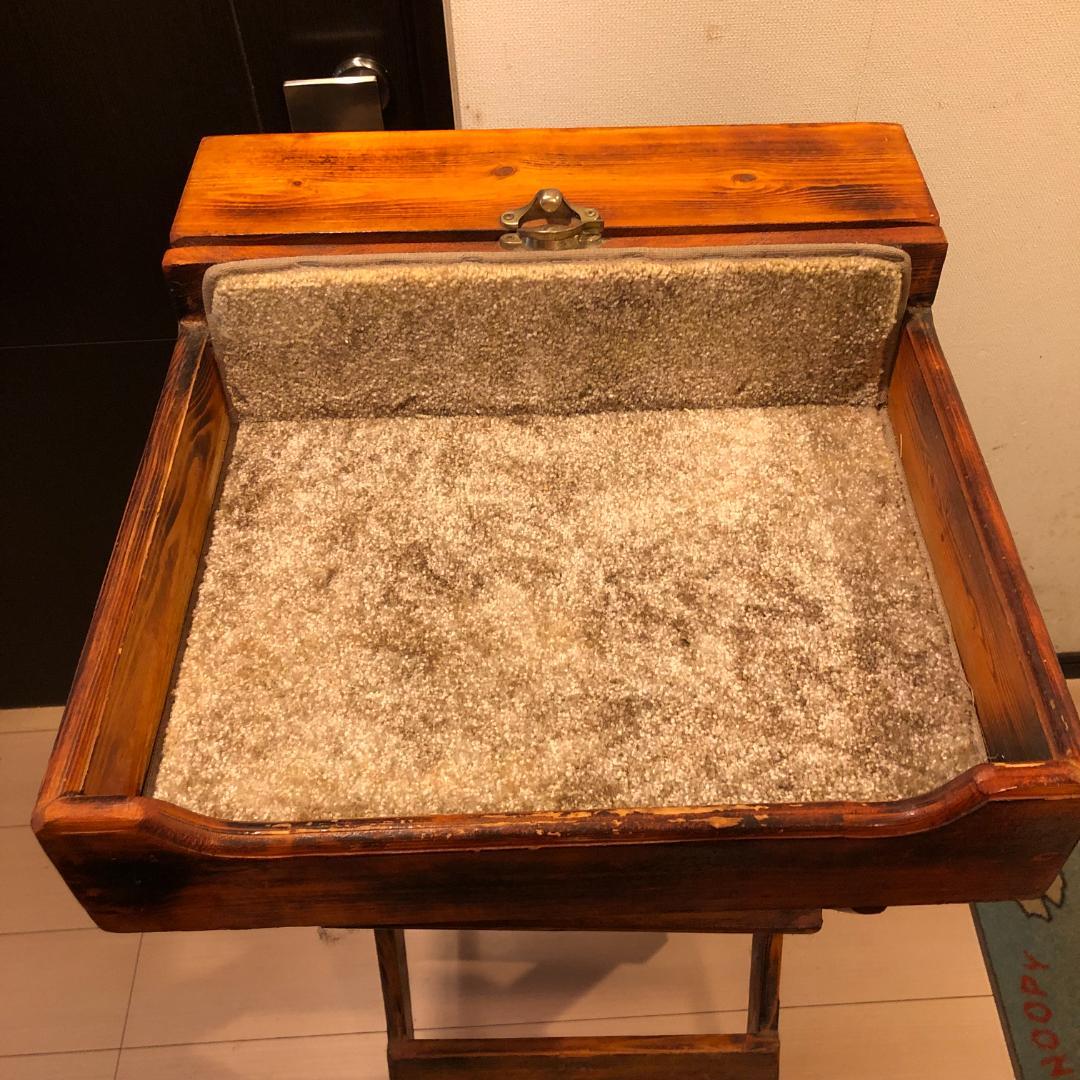 【超希少】木製　テーブル トリミングテーブル　グルーミングテーブル　アンティーク