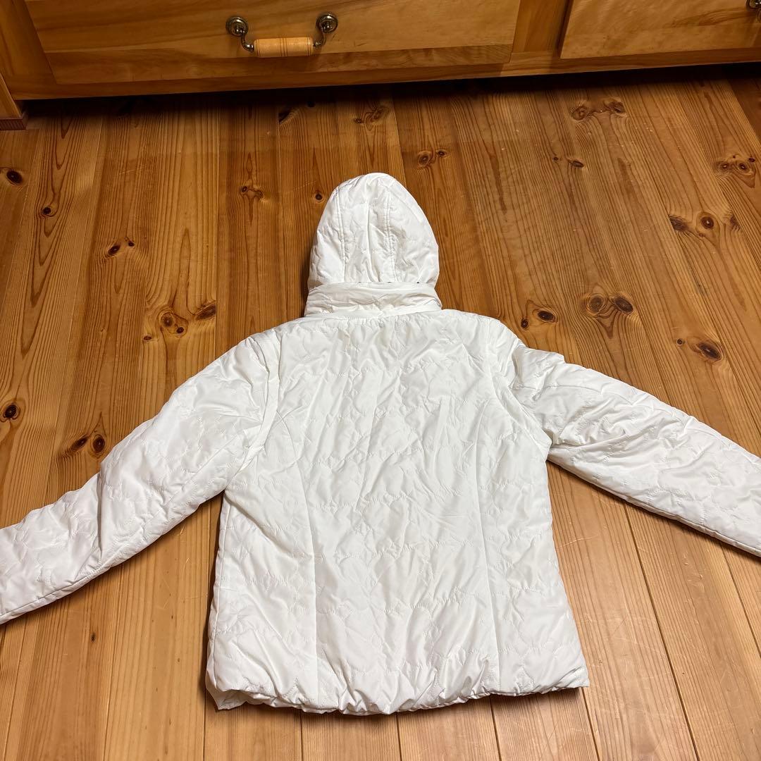 Callaway ダウンジャケット ホワイト 花柄　リバーシブル