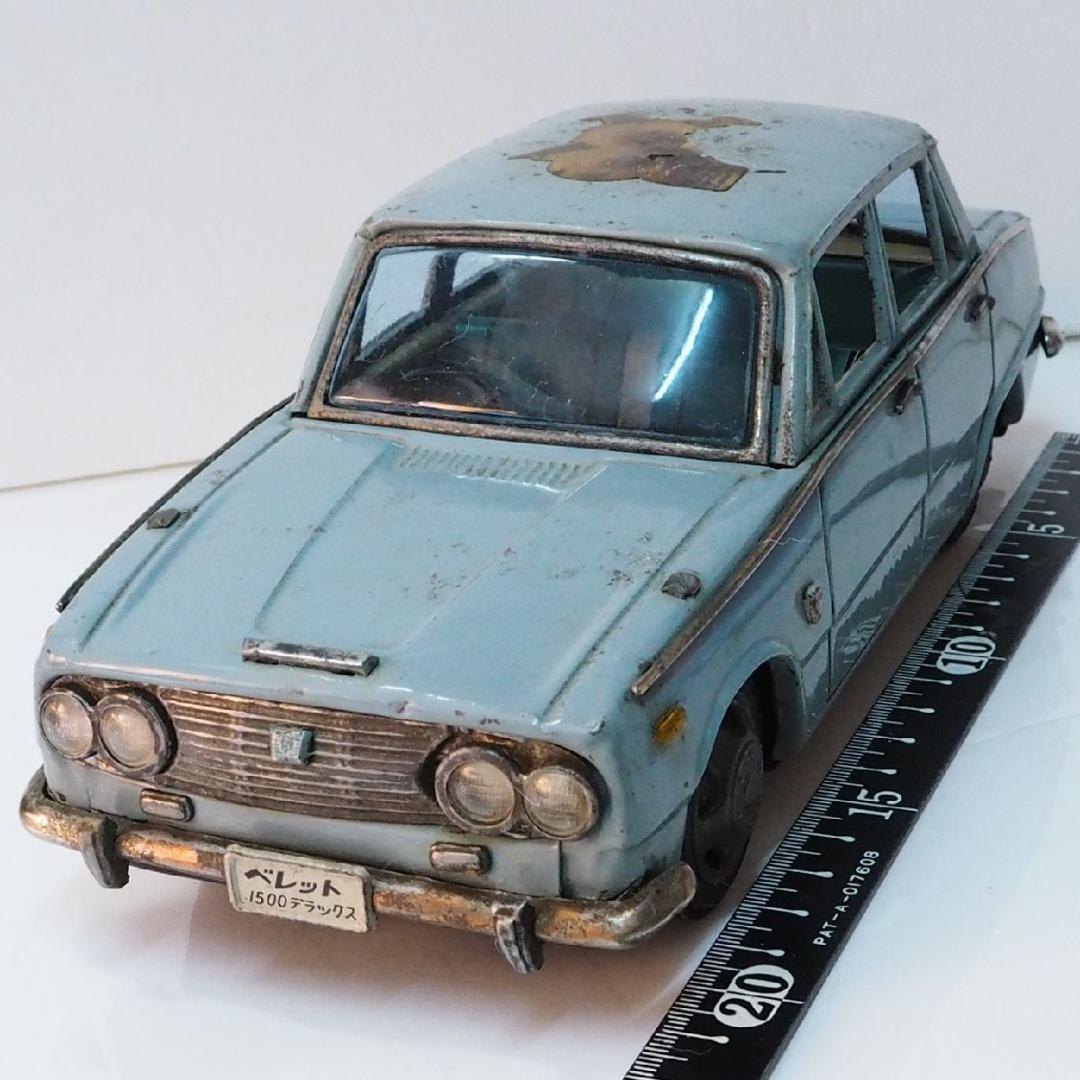 うおち　　萬代屋【イスズベレット1500デラックス水色ミラー欠】ブリキ箱無