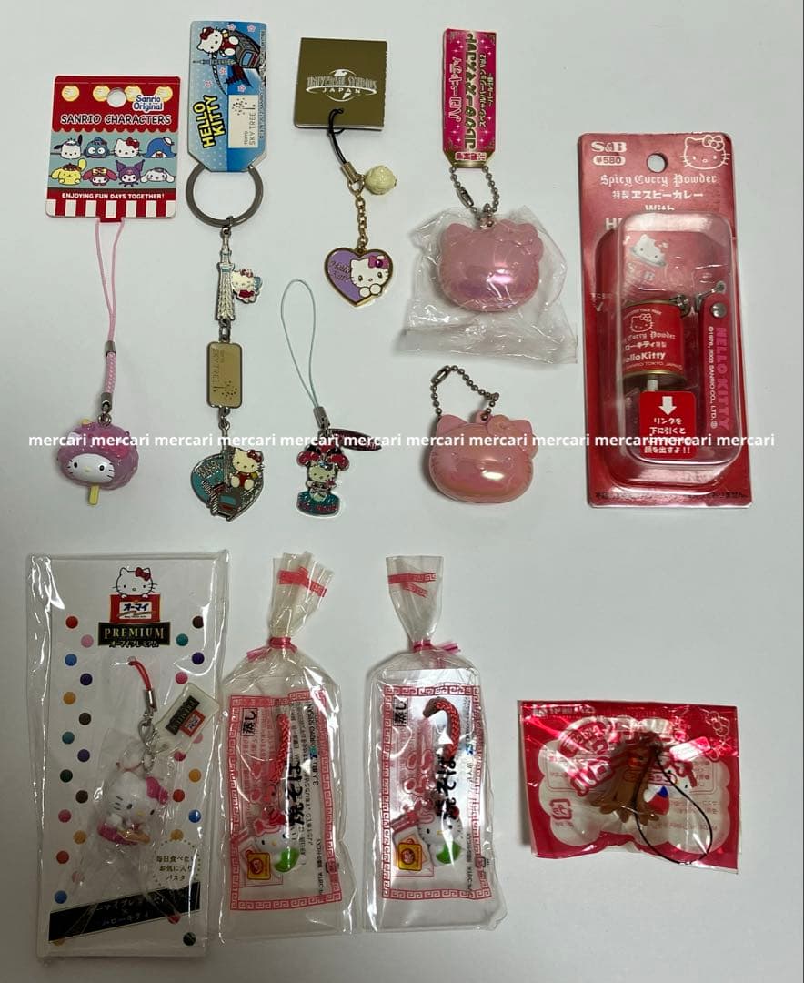 ご当地キティ 根付 ハローキティ ストラップ レア 貴重 レトロ 嶽本野ばら 他