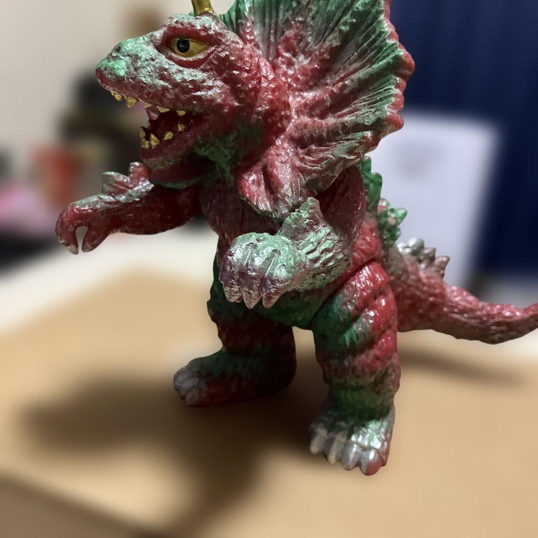 (激レア)(当時物)パチ　ポピーキングザウルス風　ジラース似　ソフビ　昭和レトロ