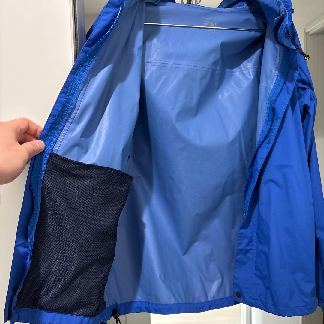 THE NORTH FACE フード付きレインウェア 青 上下セット