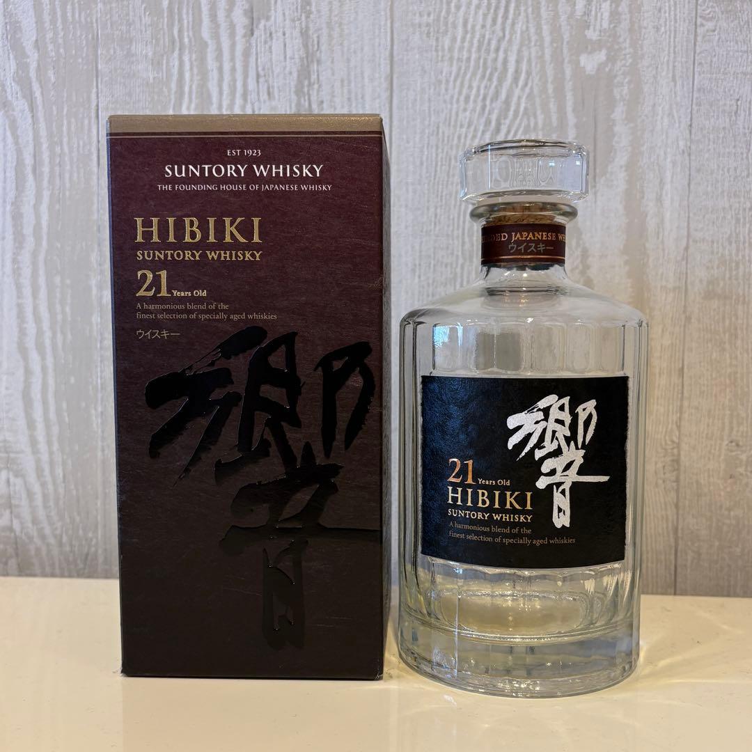 響21年 ウイスキー　空瓶