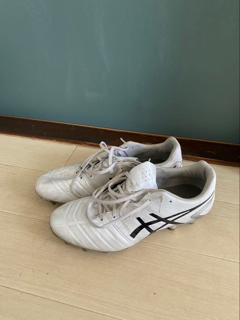ASICS サッカーシューズ ホワイト スタッドタイプ