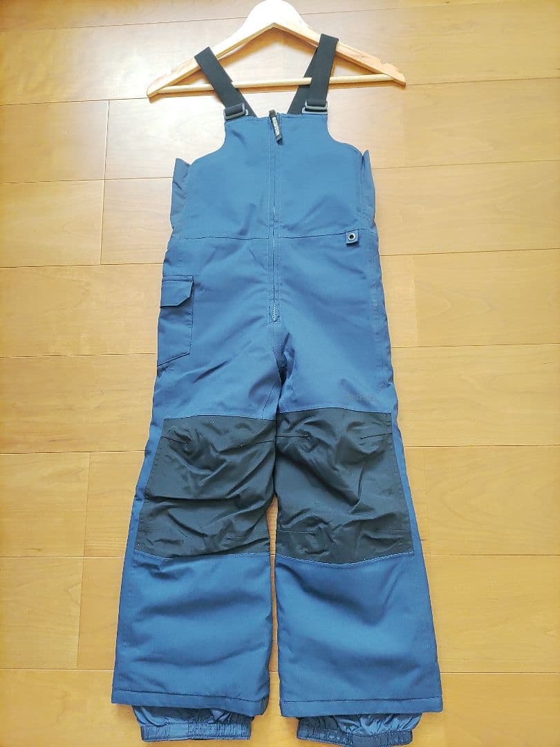 子ども用ネイビー スノーボードオーバーオール