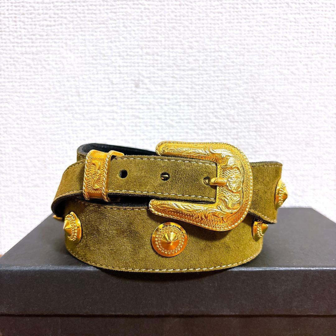 小物 00s y2k archive ESCADA GOLD buckle belt