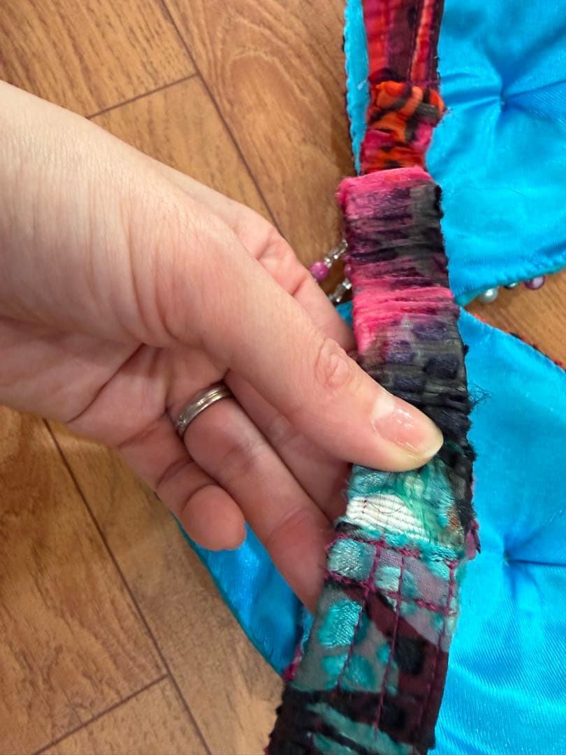 【Magic／一部ほつれあり・他美品】ベリーダンス衣装 ブラ＆スカート