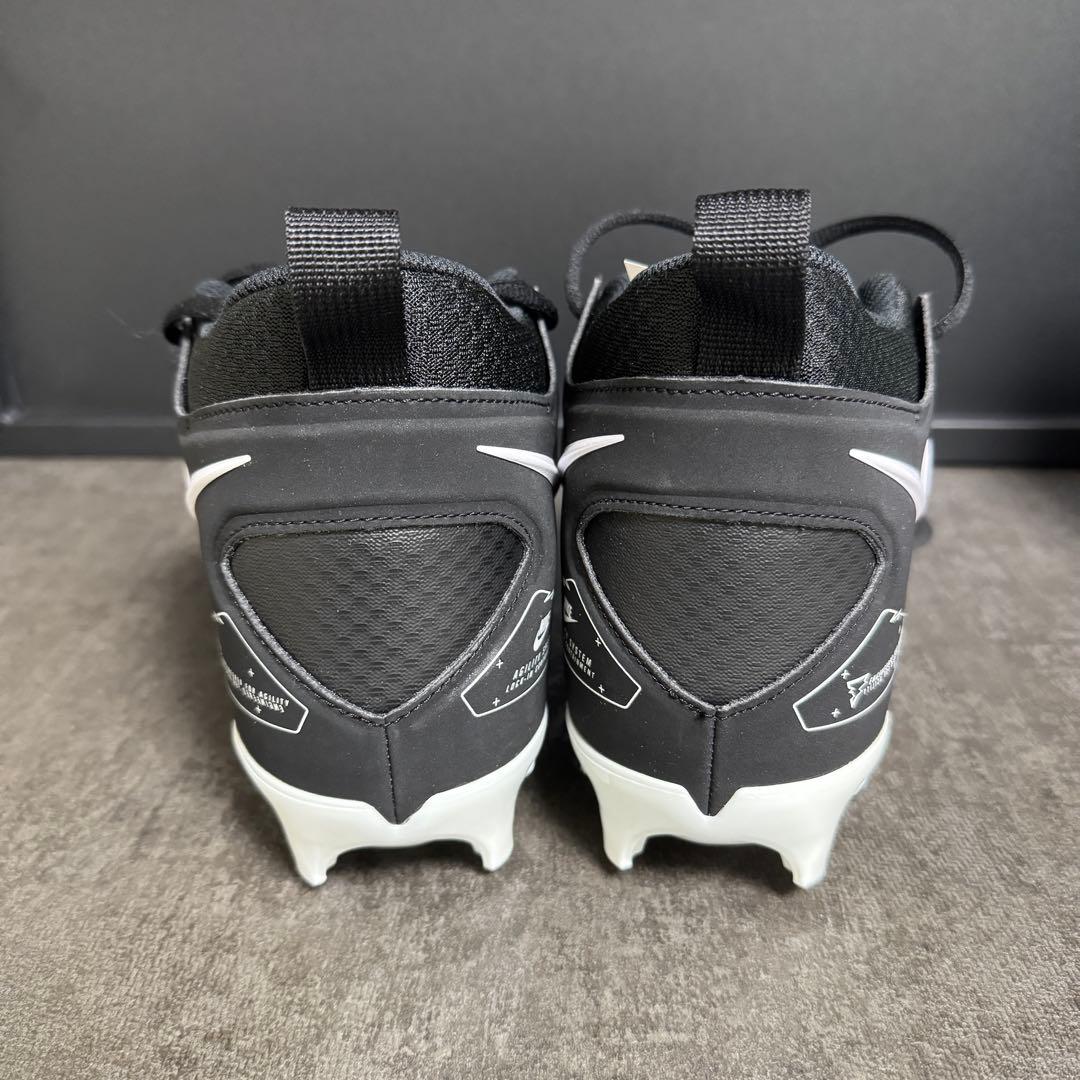 NIKE Alpha アルファ 野球 ポイント スパイク 黒 メナススリー ④